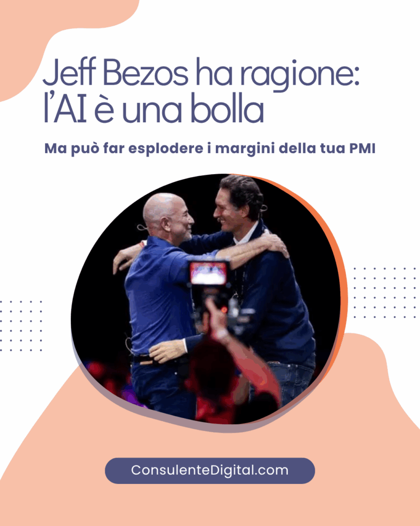 Jeff Bezos ha ragione: l’AI è una bolla